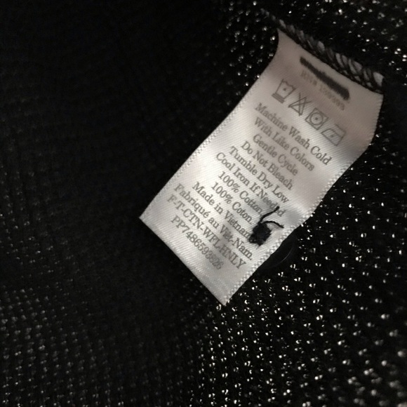 Everlane XXS Black Grey Canvas Waffle Henley Trio - Picture 3 of 10